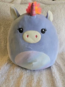 Squishmallow Petula Purple Rainbow Mane Unicorn 12 Inch Plush New with Tag!! - Picture 1 of 4