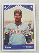 1983 Oklahoma City 89ers-TCMA Minor League Baseball Card#19-Curt Wilkerson