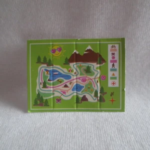 NEW 2022 Barbie It takes Two Stacie Camping Playset Doll Cardboard Paper Map - Picture 1 of 2
