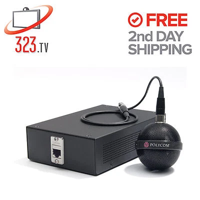 Polycom Ceiling Microphone Array - Black - Complete Polycom Ceiling Mic Kit - Image 1 of 2