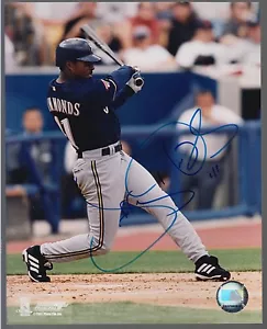 Jeffrey Hammonds Signed Autographed 8X10 Photo Brewers 32985 - Picture 1 of 1
