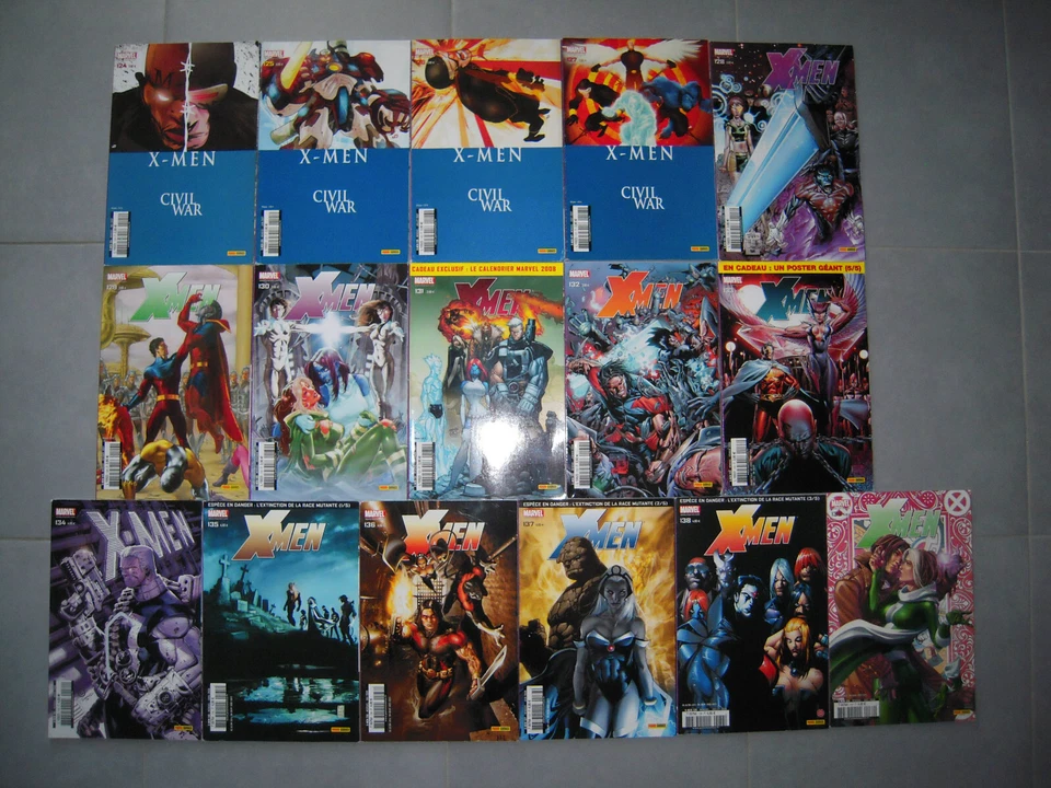 X-Men lot 124 à 139 Decimation (Marvel, Panini Comics) - Photo 1/1