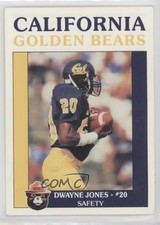 1989 Smokey Bear California Golden Bears Dwayne Jones #20