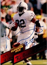 1995 Signature Rookies Franchise Rookies Ki-Jana Carter Rookie Auto /1000 Penn