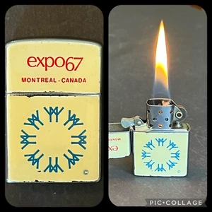 Vintage AUER Lighter - Expo'67 World's Fair Montreal Canada - Made in Japan - Picture 1 of 12