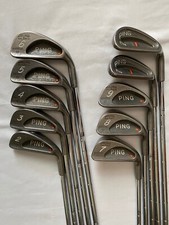 PING® Orange Dot Golf Irons 2-9 + SW + PW. Karsten II ZZ Lite Lamkin grips RH