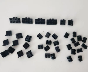 38 LEGO black Brackets: 93274 21731 99781 99207 99780 inverted 41682 - Picture 1 of 4