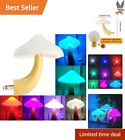 Sensor LED Night Light - 7-Color Changing - Cute Mushroom-Shaped - Plug-in Lamp