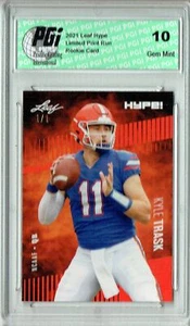 Kyle Trask 2021 Leaf HYPE! #59 Masterpiece 1 of 1 Rookie Card PGI 10 - Picture 1 of 1