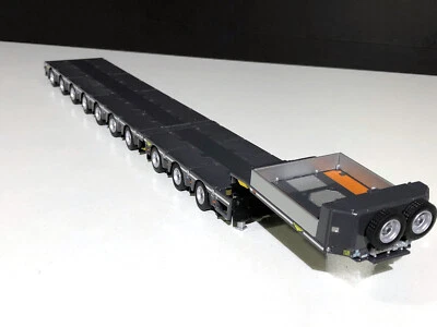 low loader trailer 10 axle(extendable) "Broshuis" WSI truck models  1:50 scale - Image 1 of 4
