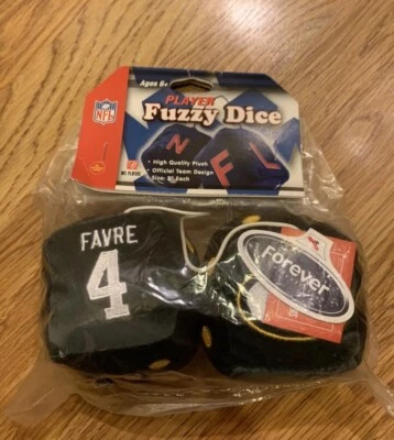 Forever NFL Greenbay Packers difuso 3” dados Brett farve Foto 1 de 4