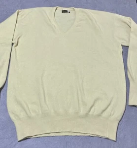 Vintage Cashmere Jumper Jones Armstrong Made In Scotland Large (size 52) - Picture 1 of 7