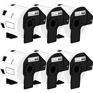 6 rotoli DK1209 indirizzo bianco 800 etichette per Brother QL-1060N QL-500 con telaio 6 - Foto 1 di 2