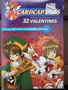 Clowbook Cardcaptors Sakura Valentine Cards 32 Fold & Seal NIB NOS - Picture 1 of 2