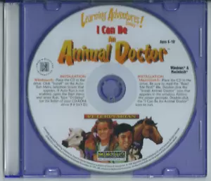 ๐ฅ Learning Adventures-I Can Be An Animal Doctor Veterinarian (PC CD-ROM, 1997) - Picture 1 of 1