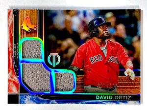 2022 Topps Tribute - DAVID ORTIZ #TTR-DO Triple RELIC - 27/199 RED SOX