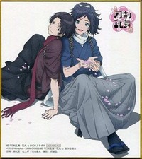 toukenranbu rare Kashu Kiyomitsu Shikishi Card Japan toy Collection Pastime A2