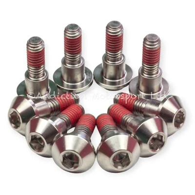 10x Tornillos de rotor de disco delantero de titanio Yamaha FZ-07 con bloqueo de rosca MT 07 Foto 1 de 3