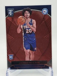 2024-25 Panini Totally Certified Jared McCain Red Mirror 138/149 Rookie (RC) - Picture 1 of 2
