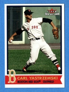 Fleer Red Sox 2001 100th #1 Carl Yastrzemski - Imagen 1 de 1
