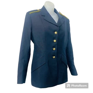 Defense Logistic Agency Coat Size 12JP Bremen Bowdon Army Blue Military Jacket - Picture 1 of 12