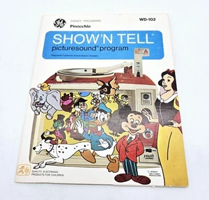 General Electric Disney Show N Tell Pinocchio Picturesound Program - Picture 1 of 3