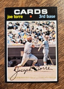 1971 Topps Baseball Card- #370 Joe Torre