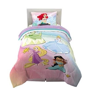 Disney Princess Ariel Kids Bedding Super Soft Comforter And Sheet Set, 4 Piece - Picture 1 of 7