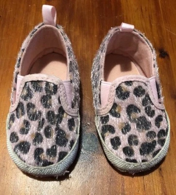 ZAPATOS STEPPING STONE TALLA 9-12 MESES ROSA NEGRO MARRÓN ESTAMPADO LEOPARDO SGP031104 Foto 1 de 4