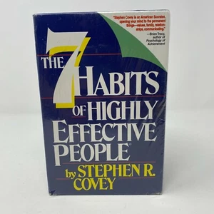 7 GEWOHNHEITEN HOCHWIRKSAMER MENSCHEN Stephen Covey Audiokassette Bandprogramm - Bild 1 von 4