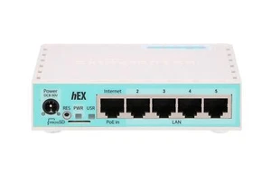 Router MikroTik hEX RB750Gr3 5x RJ45 1000Mb/s 1x USB - Zdjęcie 1 z 8