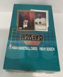 1990-91 Skybox Series II NBA Basketball Factory Sealed Wax Box - Premier Edition - Picture 1 of 5