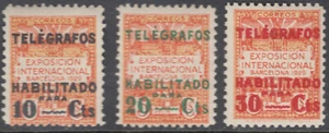 City Hall Barcelona Telegraph 1/3 Series Full - Year 1930 - de Luxe - MNH - Picture 1 of 1