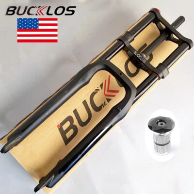 26*4.0" Fat Bucklos MTB Air Suspension Fork Beach/Snow/Electric Bike Forks - Image 1 of 4