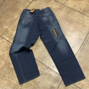 Men's Phat Farm Dk Blue Washed Denim Pants NWT - Picture 1 of 6