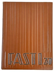 1937 CHAFFEY UNION HIGH SCHOOL YEARBOOK Ontario, CA "FASTI" NBA Robert Doll - Bild 1 von 11