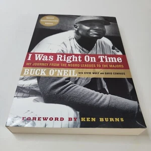 I Was Right on Time by David Conrads and Buck O'neil (1997, Trade Paperback) - Picture 1 of 8