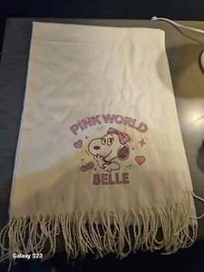 Peanuts & Snoopy Belle extra großer Wollschal 190 x 70 cm warm & kuschelig schön - Bild 1 von 1