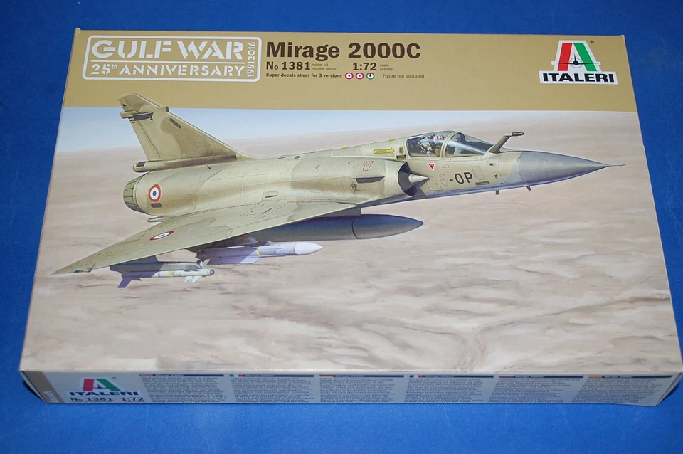 Italeri 1381 - Mirage 2000C  Gulf War 25th Anniversary   scala 1/72 - Immagine 1 di 1