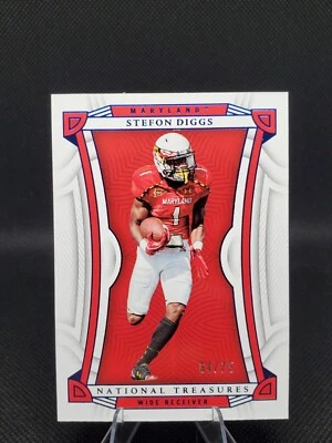 2023 Panini National Treasures Collegiate Blue #31 Stefon Diggs 64/75 Maryland  - Image 1 of 3