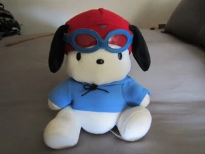 Sanrio Smiles Vintage 10" Pochacco Pilot Goggles Plush - Picture 1 of 3