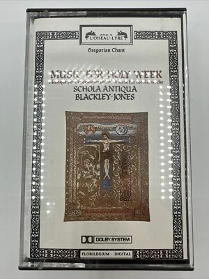 Music For Holy Week Cassette Schola Antiqua Blackley Jones Gregorian Chant NL  - Image 1 of 4