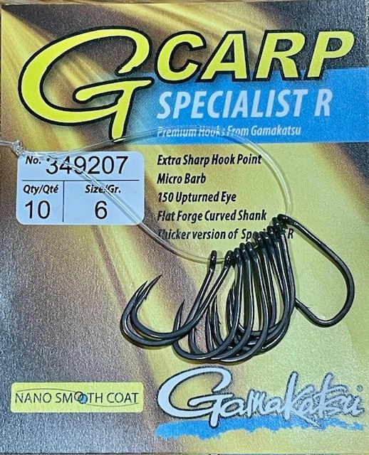 GAMAKATSU FLY TYING G CARP HOOKS. SPECIALIST R. YOU PICK SIZE. MICRO BARB - Image 1 of 1