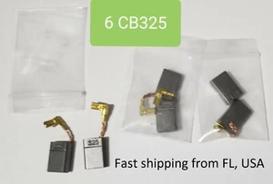 6 Stück Kohlebürste CB325-340 für Makita 9564CV 9565CV 9566CV 9554 9557 Kohlenstoffe - Bild 1 von 4