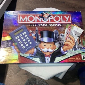 Parker Brothers 2007 Monopoly Banca Electrónica Juego de Mesa-Completo - Imagen 1 de 11