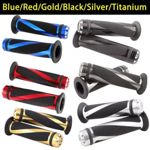 Motorcycle 7/8'' Handle Bar Gel Hand Grips For HONDA CRF 150 230 250 450 1000 - Foto 1 di 15