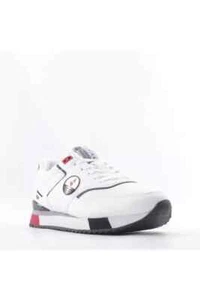 NAVIGARE SCARPE SNEAKERS DA UOMO 1010 BIANCO BLU CASUAL LEGGERA MEMORY - Foto 1 di 2