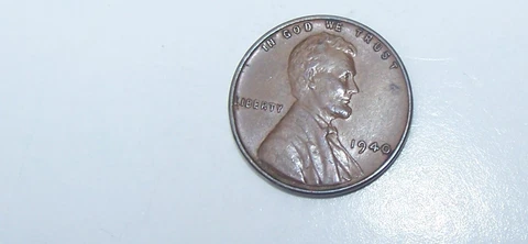 1940-P   LINCOLN WHEAT CENT ERROR DOUBLING ON 4 AND  0 IN DATE Cover