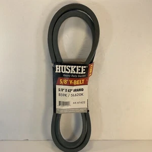 HUSKEE B59K 5/8" x 62" V-Belt 5L620K, 44-61622 Heavy Duty Lawnmower Belt NEW - Picture 1 of 5