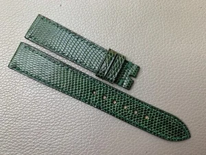 Size 16 18 19 20 21 22 23 24 26mm Genuine Lizard skin leather watch strap band - Picture 1 of 11